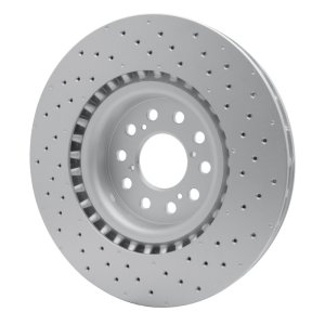 Honda Civic Brake Rotor (1) - Front - R1 Concepts - GEOSPEC Coated - Drilled - `17-`25